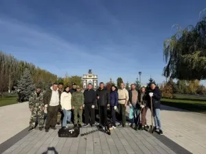 В курском парке «Патриот» высадили 8 тысяч тюльпанов