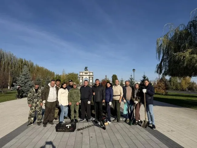 В курском парке «Патриот» высадили 8 тысяч тюльпанов