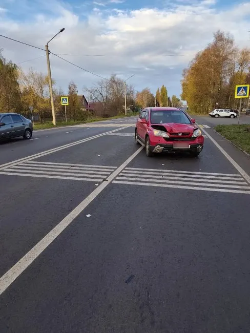 В Фатеже утром 29 октября Honda CR-V сбила пешехода